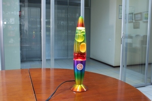 Декоративный светильник Старт «Лава-лампа», цвет радуга