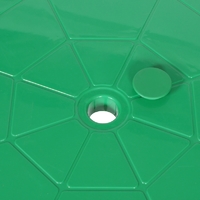 Стол садовый круглый 85.5x85.5х71.5 см пластик зеленый ТУБА-ДУБА аналоги, замены