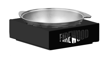 Подставка под казан Firewood 35.2x35.2x15.4 см сталь черный