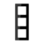 Рамка 3-я для горизонтальной/вертикальной установки Серия- ACreation Материал- дуропласт Цвет- черный JUNG AC583SW