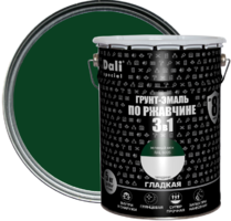 Грунт-эмаль по ржавчине 3 в 1 Dali Special гладкая цвет зелёный мох 5 кг RAL 6005 аналоги, замены