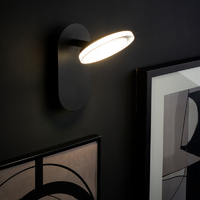 Спот поворотный светодиодный Inspire Loob, 3 м², нейтральный белый свет, цвет черный