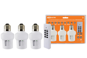 Комплект для беспроводного управления освещением ПУ3-П1.3-Е27 (3 приемника) "Уютный дом" | SQ1508-0202 TDM ELECTRIC