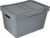 Ящик с крышкой LUXE 38x27.6x22 см 18 л полипропилен цвет серый БЫТПЛАСТ