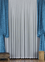 Тюль с вышивкой «Лидия» сетка 290 см цвет белый ELIT HOME
