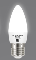Лампа светодиодная Bellight E27 220-240 В 7 Вт свеча матовая 600 лм нейтральный белый свет аналоги, замены