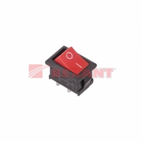 Выключатель клавишный 250V 6А (2с) ON-OFF красный Mini (RWB-201, SC-768) | 36-2111 REXANT купить в Москве по низкой цене