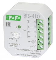 Реле импульсное BIS-410 (с встроенным таймером для установки в монтажн. коробку d60мм 100–265B 16А 1NO IP20) F&F EA01.005.010 Евроавтоматика ФиФ цена, купить