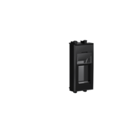 Адаптер для Keystone "Черный квадрат" "Avanti", 1 мод | 4402201 DKC (ДКС)