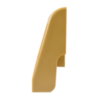 Монтажный бокс ПВХ к плинтусу, высота 56 мм, цвет светло-коричневый RICO аналоги, замены