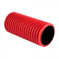 Труба гофрированная двустенная ПНД d125 с протяжкой SN8 красн. (уп.50м) PROxima EKF tg2st-125-50m d 125 зондом цена, купить