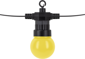 Гирлянда белт-лайт из лампочек шарики Gauss Holiday 220 В электрическая 8 м 10 ламп, лампочки комплекте, цвет желтый