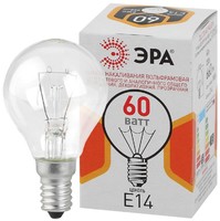 Лампа накаливания ДШ (P45) шар 60Вт 230В Е14 цв. упаковка | Б0039138 ЭРА (Энергия света)