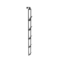 Вешалка для аксессуаров Spaceo 22x7x16 см металл цвет чёрный 5 шт