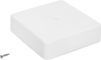 Распределительная коробка открытая IEK 100×100×29 мм 2 ввода IP20 цвет белый (ИЭК) аналоги, замены