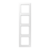 Рамка 4-я для горизонтальной/вертикальной установки Серия- AS550 Материал- дуропласт Цвет- белый JUNG AS584WW