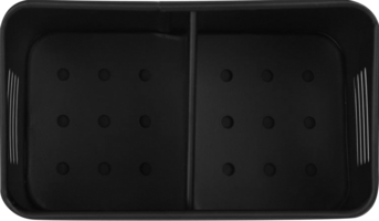 Подставка для столовых приборов 15.8х9х13 см сталь цвет чёрный
