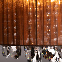 Люстра потолочная De City Жаклин, 6 ламп, 20 м², цвет хром/коричневый аналоги, замены