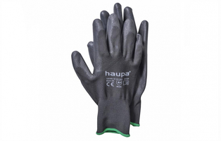 Перчатки с полиуретановым покрытием размер 10 черн (пара) HAUPA 120300/10 аналоги, замены