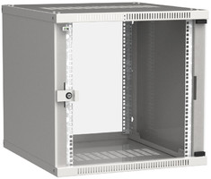 Шкаф LINEA WE 9U 550x350мм дверь стекло серый | LWE3-09U53-GF ITK IEK (ИЭК)