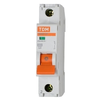 Выключатель автоматический ВА47-29 однополюсный 10А 4,5кА характеристика В - SQ0206-0008 TDM ELECTRIC B цена, купить
