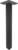 Ножка для журнального стола Лофт Классика 710 мм, цвет черный