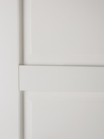 Дверь межкомнатная Адажио глухая Hardflex ламинация цвет белый 60х200 см (с замком и петлями) МАРИО РИОЛИ
