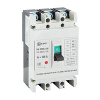 Автоматический выключатель ВА-99М 100/100А 3P 18кА Basic - mccb99-100-100mI EKF