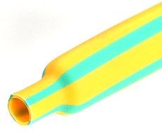 Трубка термоусаживаемая ТУТнг-LS-LS-6/3 желто-зеленая (100м/рул) | 60104 КВТ купить в Москве по низкой цене