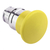 Исполнительный механизм кнопки XB4 &quot;Грибок&quot; желтый возвратный без фиксации подсветки PROxima | XB4BC-Y EKF