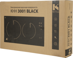 Варочная панель электрическая Kitll KHH 3001 2 конфорки 30x52 см цвет чёрный
