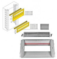 DIN-рейка+пластрон H=150мм для шкафа GEMINI (Размер6) | 1SL0310A00 ABB пластрон аналоги, замены