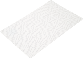 Салфетка сервировочная Нео 26x41 см прямоугольная ПВХ цвет бело-серый аналоги, замены