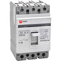 Автоматический выключатель ВА-99 250/250А 3P 35кА EKF PROxima | mccb99-250-250
