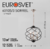Люстра подвесная Eurosvet Sorrel 3 лампы 13 м² цвет черный