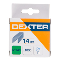 Скоба для степлера Dexter 14 тип мм 1000 шт.