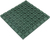 Резиновая плитка 500х500х30 зеленый