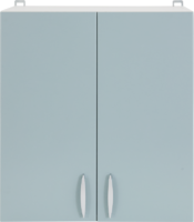 Шкаф навесной Палома-3 60x67.6х29 см ЛДСП цвет серо-зелёный