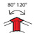 Внутренний изменяемый угол - от 80° до 120° для кабель-каналов Metra 160x50 | 638091 Legrand
