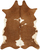 Ковер искусственная шкура полиэстер Корова Marguerite 142/86 190x155 см цвет коричневый BALTA RUGS