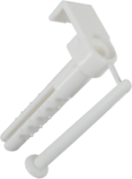 Дюбель-скоба для плоского провода 8.5х45 мм цвет белый пластик 40 шт. ВС-ГРУПП аналоги, замены