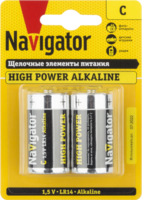 Элемент питания алкалиновый 94 754 NBT-NE-LR14-BP2 (блист.2шт) Navigator 94754 17003 купить в Москве по низкой цене