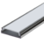 Профиль алюминиевый для светодиодной ленты PAL 2406 накладной анодированный IP20 2м | 1037763 Jazzway