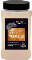 Декоративная краска Maitre Deco «Effet Metallise Laiton» эффект металла 0.3 кг аналоги, замены