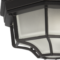 Светильник настенно-потолочный уличный Pegas 100 Вт IP65 цвет чёрный Arte Lamp