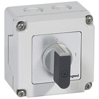 Переключатель - положение вкл/откл PR 12 1П 1 контакт в коробке 76x76 мм | 027710 Legrand