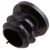 Заглушка для трубы D15 пластик, цвет черный