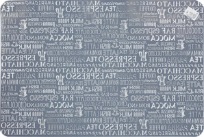 Салфетка-скатерть Фраппе 60х90 см прямоугольная ПВХ цвет серый
