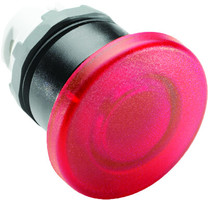 Кнопка MPM1-11R ГРИБОК красная (только корпус) без фиксации с подсветкой 40мм | 1SFA611124R1101 ABB