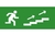 Знак эвакуационный &quot;По лестнице вверх направо&quot; 140х280 (наклейка) Technolux ЭП14 140280
